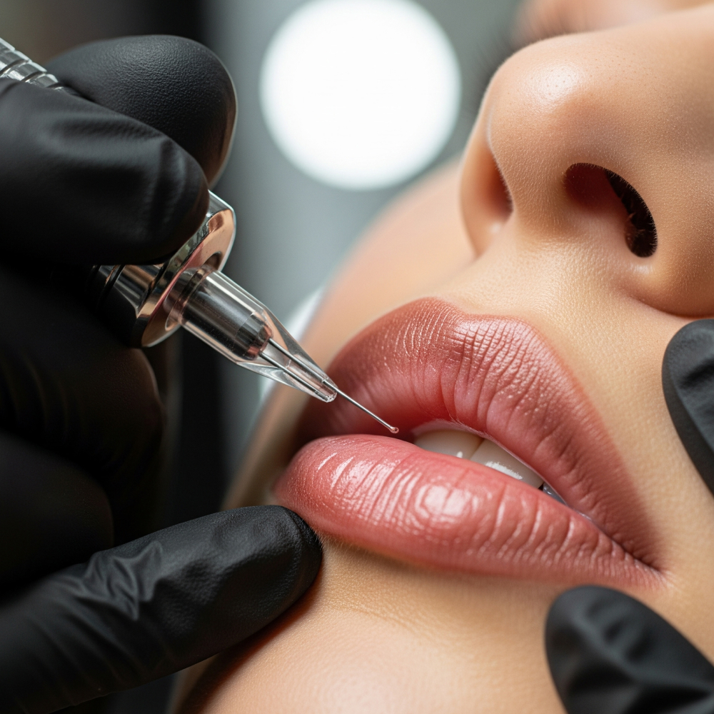 Татуаж губ 3D